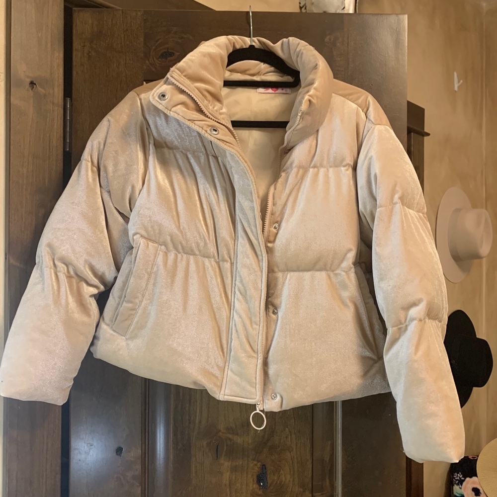 Buddy Love Champagne Puffy Coat